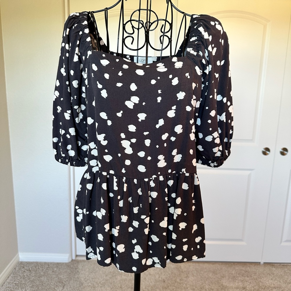 Loft Square Neck Top
